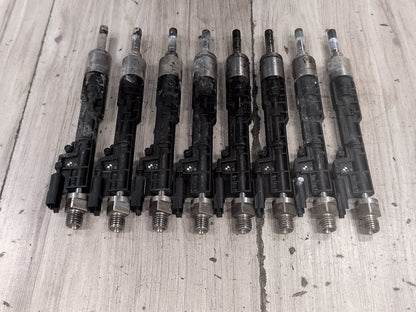 2015-2018 BMW F85 X5 S63B44T2 Engine Motor Injector SET 7645956