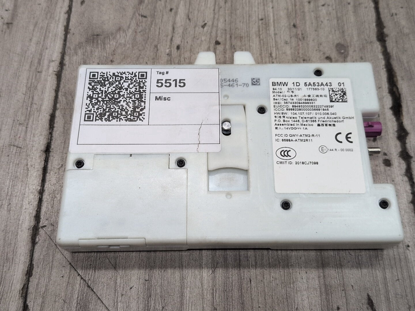 OEM BMW F44 G01 G05 G12 G20 G22 G26 G30 G80 G82 Telematics Control Module Unit
