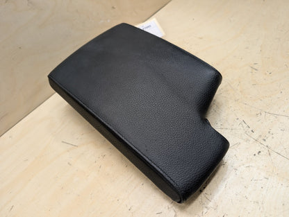 06-13 OEM BMW E90 E92 E93 Center Console Armrest Tray BLACK Leather Dakota