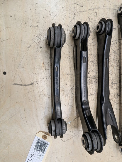 19-26 OEM BMW G20 G22 G23 G26 G42 Rear Left Driver Upper Lower Control Arm SET