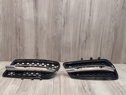 2009-2012 Mercedes-Benz E550 W212 Front Left Right Center Bumper Cover Grilles SET A2128851753 OEM
