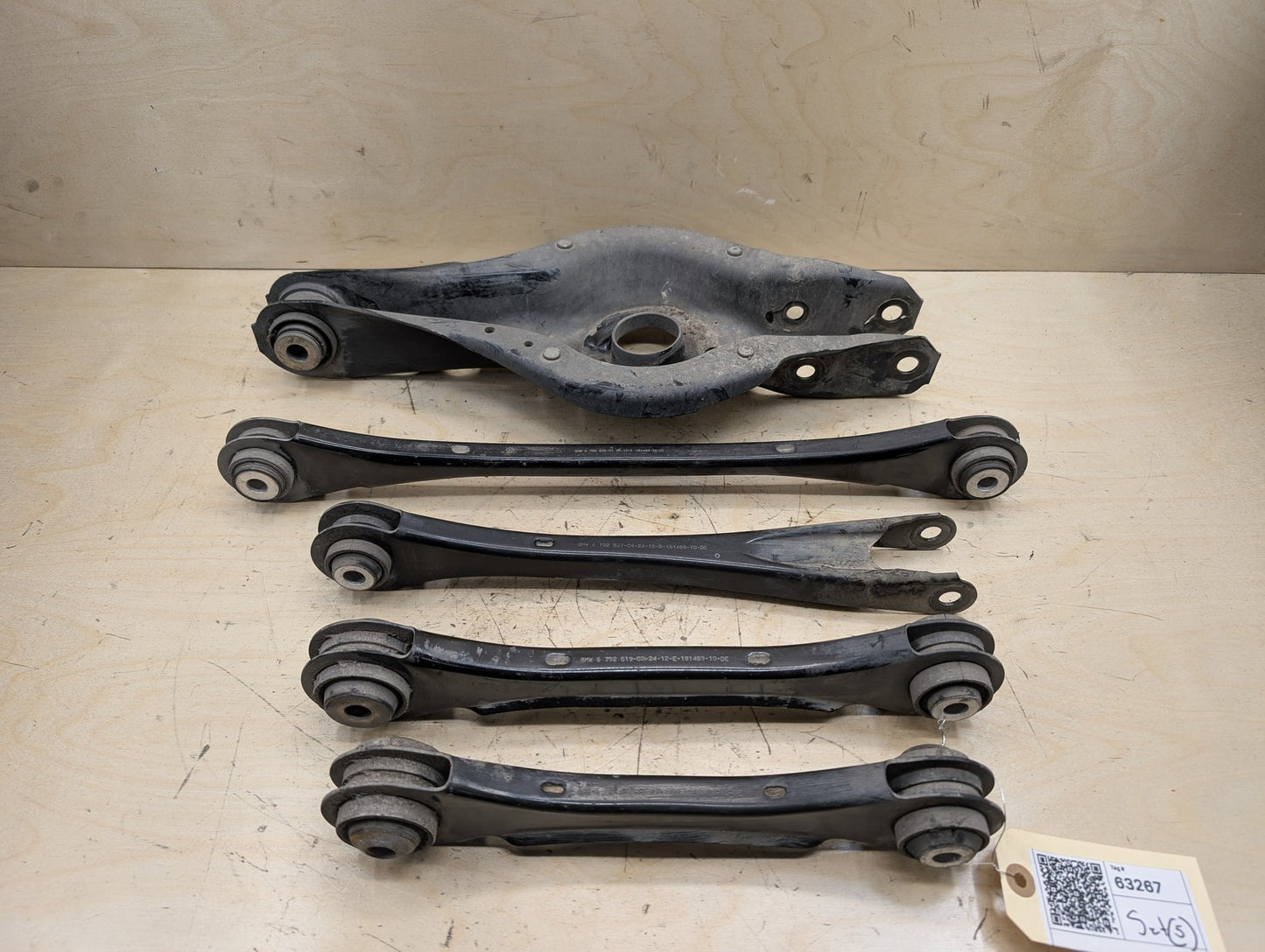 2012-2018 BMW 328i F30 Rear Right Passenger Control Arms SET 6792541