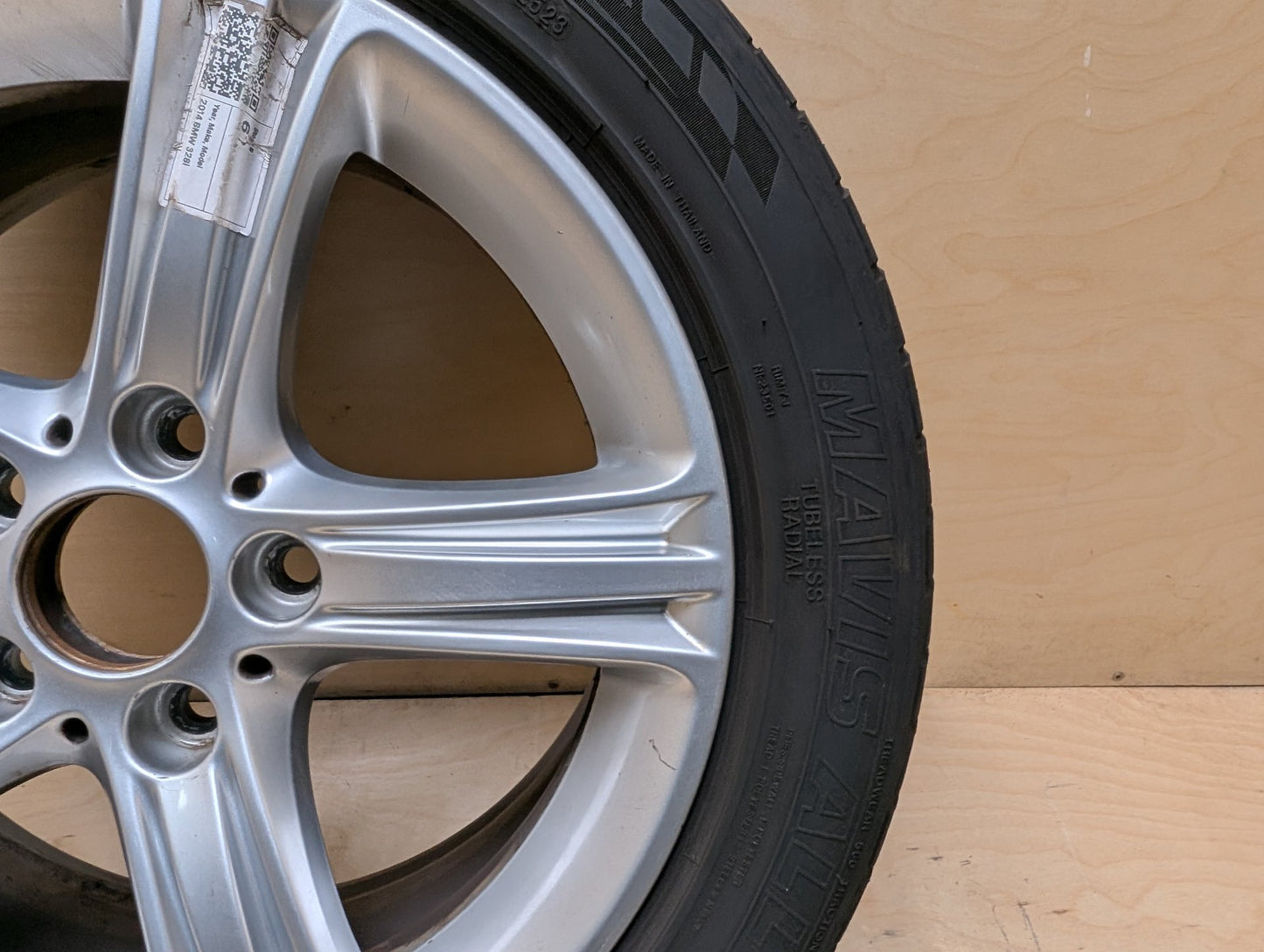 OEM BMW F30 F32 F33 F36 328 335 428 Wheel Rim 17x7.5 ET:37 Star Spoke Style 393