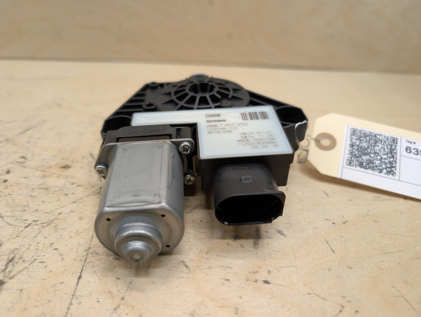 18-24 OEM BMW G01 G02 X3 X4 FRONT Left Driver Door Window Regulator Motor