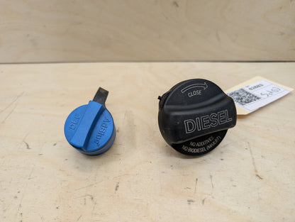 2012-2018 BMW 328i F30 Fuel Gas Tank Filler Cap SET 7222392