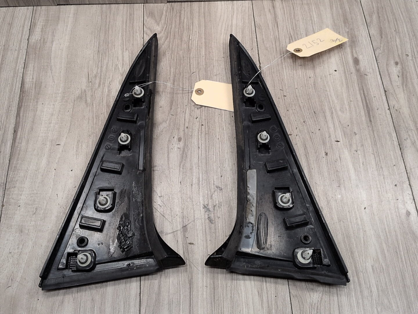 2014 - 2018 BMW X5 F85 Rear Left Right Quarter Panel Glass window Molding Trims SET 7304605 S63B44T2