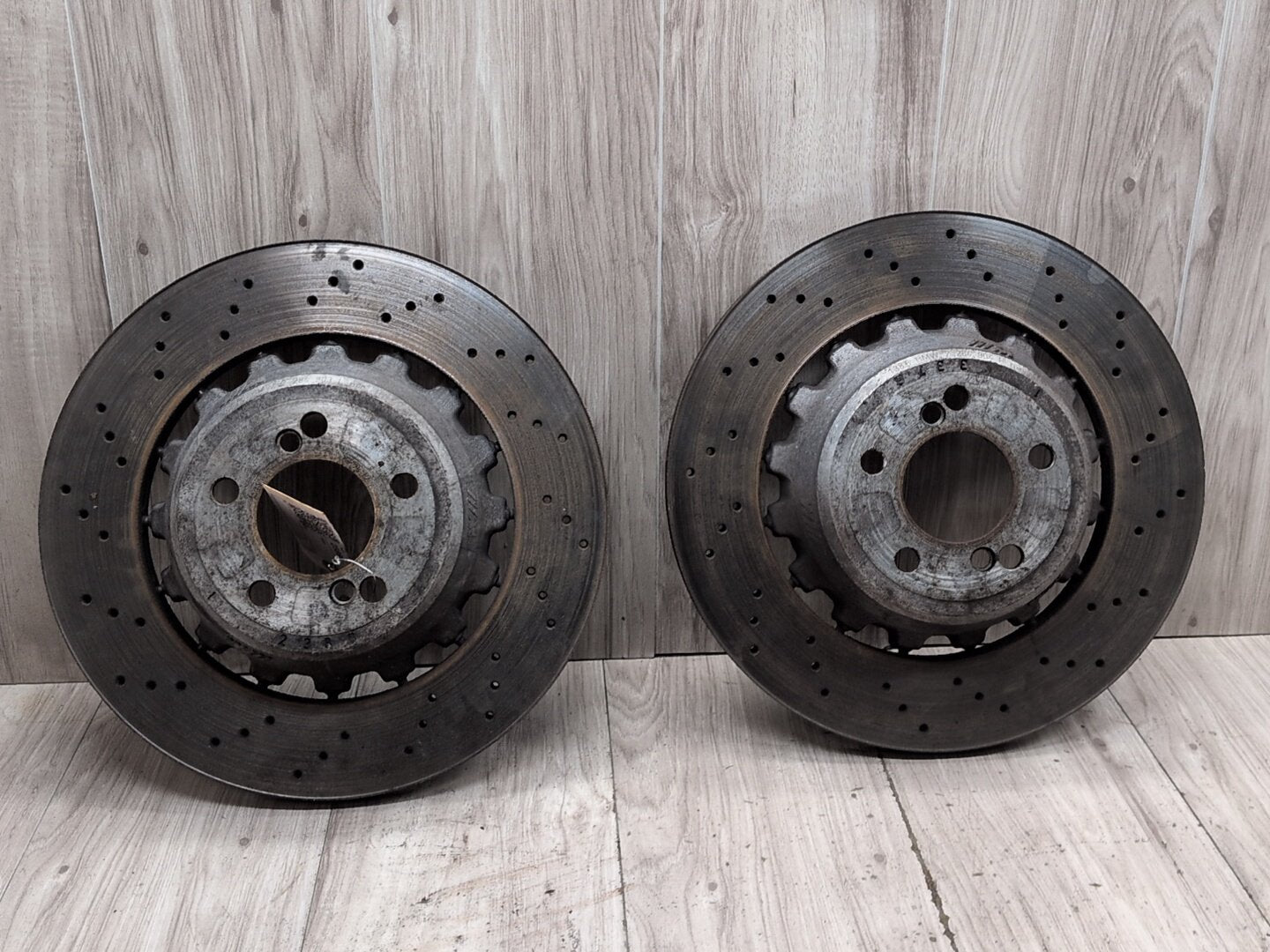 2015 - 2019 BMW X6 F86 Rear Left Right Brake Disc Rotors SET 2284903 S63B44T2