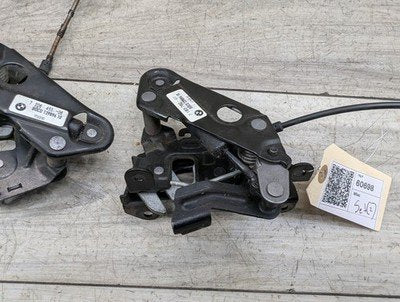OEM BMW F02 F06 F10 F12 F13 M5 M6 Hood Left Right Hood Lock Latch w/ Cable SET