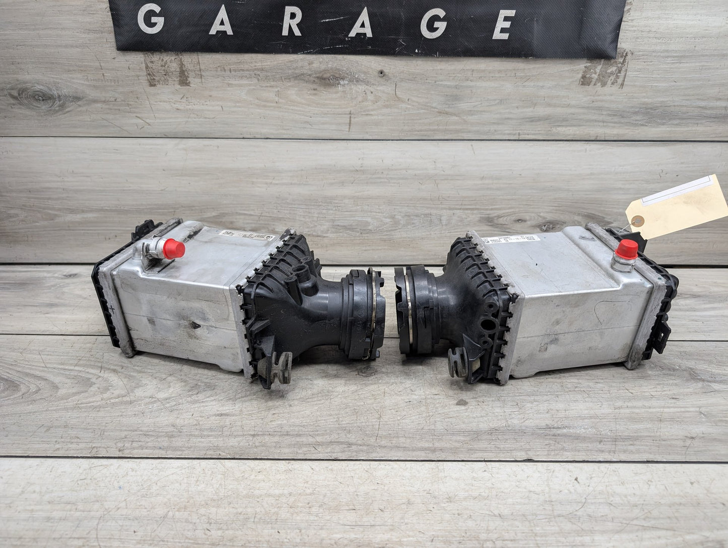 16-19 OEM BMW G30 G12 M550 750 N63R Turbocharger Intercooler Air Cooler SET