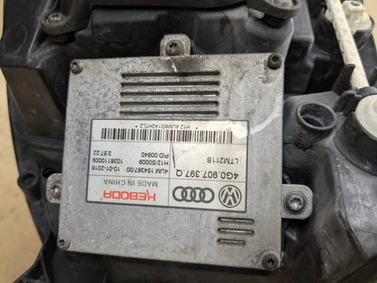 TESTED! 2016-2018 Audi A6 S6 C7 Front Left Driver Headlight 4G0941773K OEM