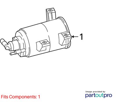 OEM BMW G20 G22 G26 G42 G80 Charcoal Filter Fuel Tank Vapor Evaporator Canister