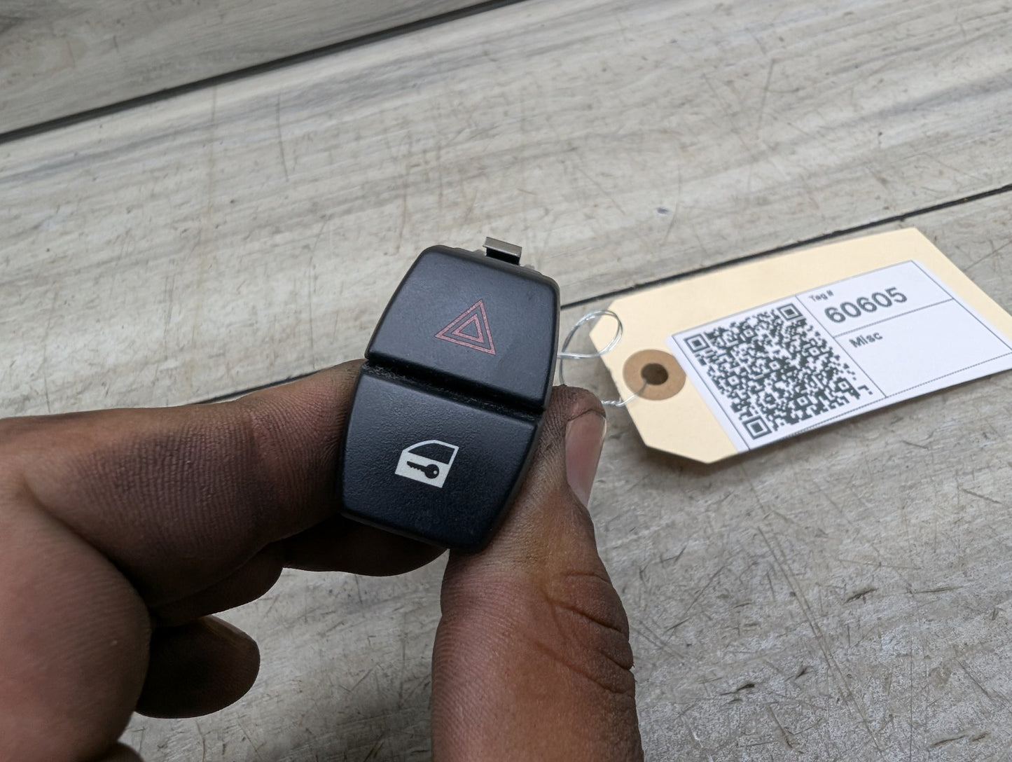 2011-2016 BMW 535i F10 Hazard Warning Switch 9161896