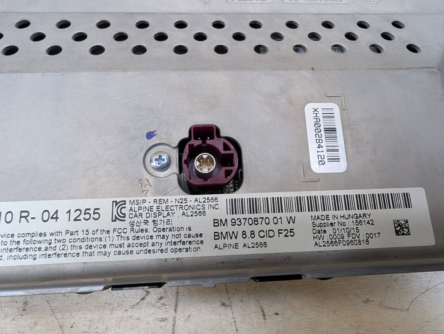 2011-2016 BMW X3 F25 - PN: 9370870