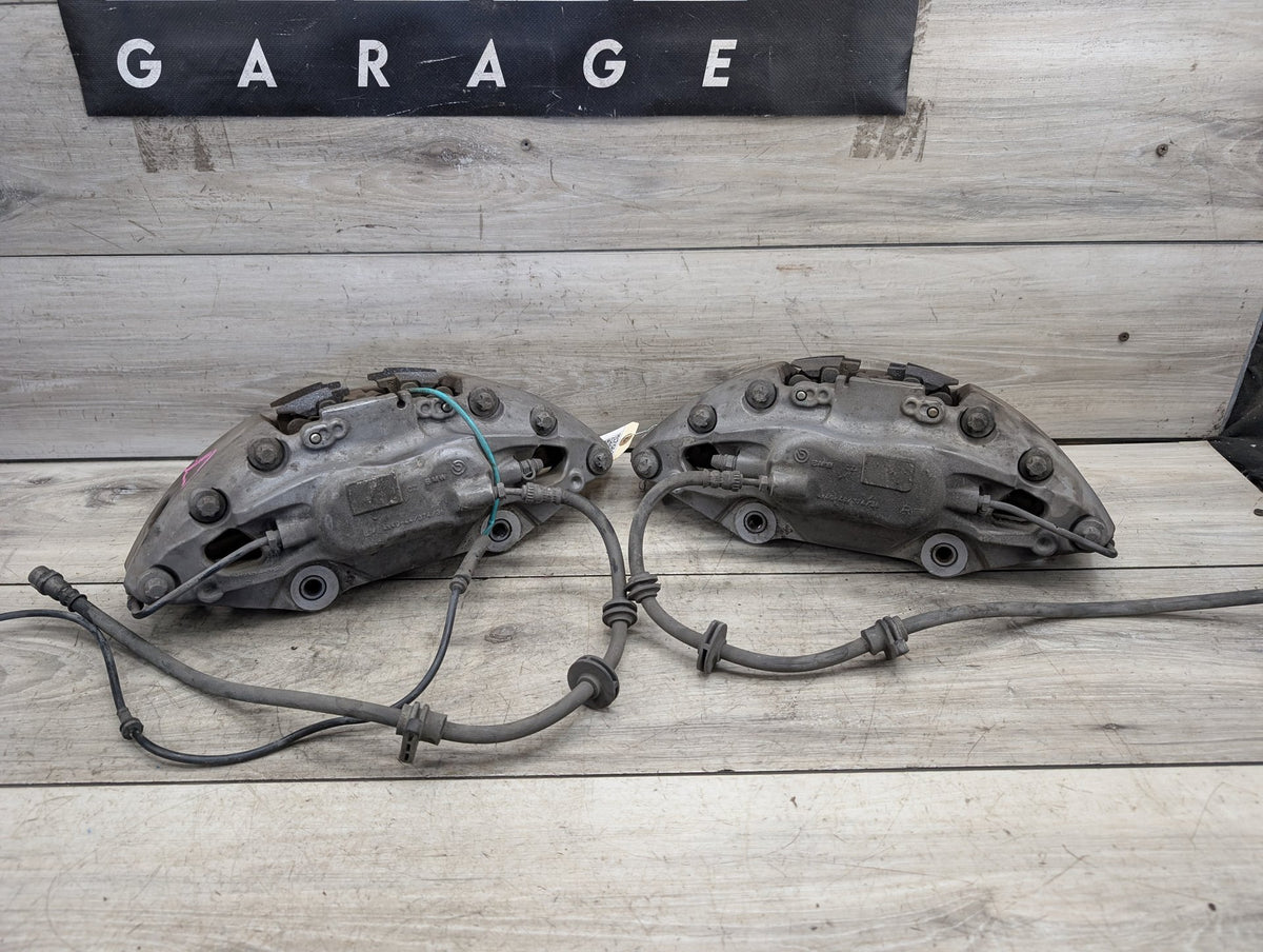 16-22 OEM BMW G11 G12 745eX 750i 750iX Front Left Driver Side Brake Caliper Gray
