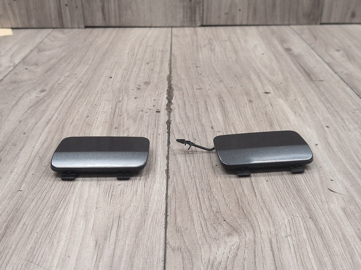 2015-2018 Audi Q3 8U Rear Left Right Bumper Tow Hook Insert Covers SET 8U0807441H OEM