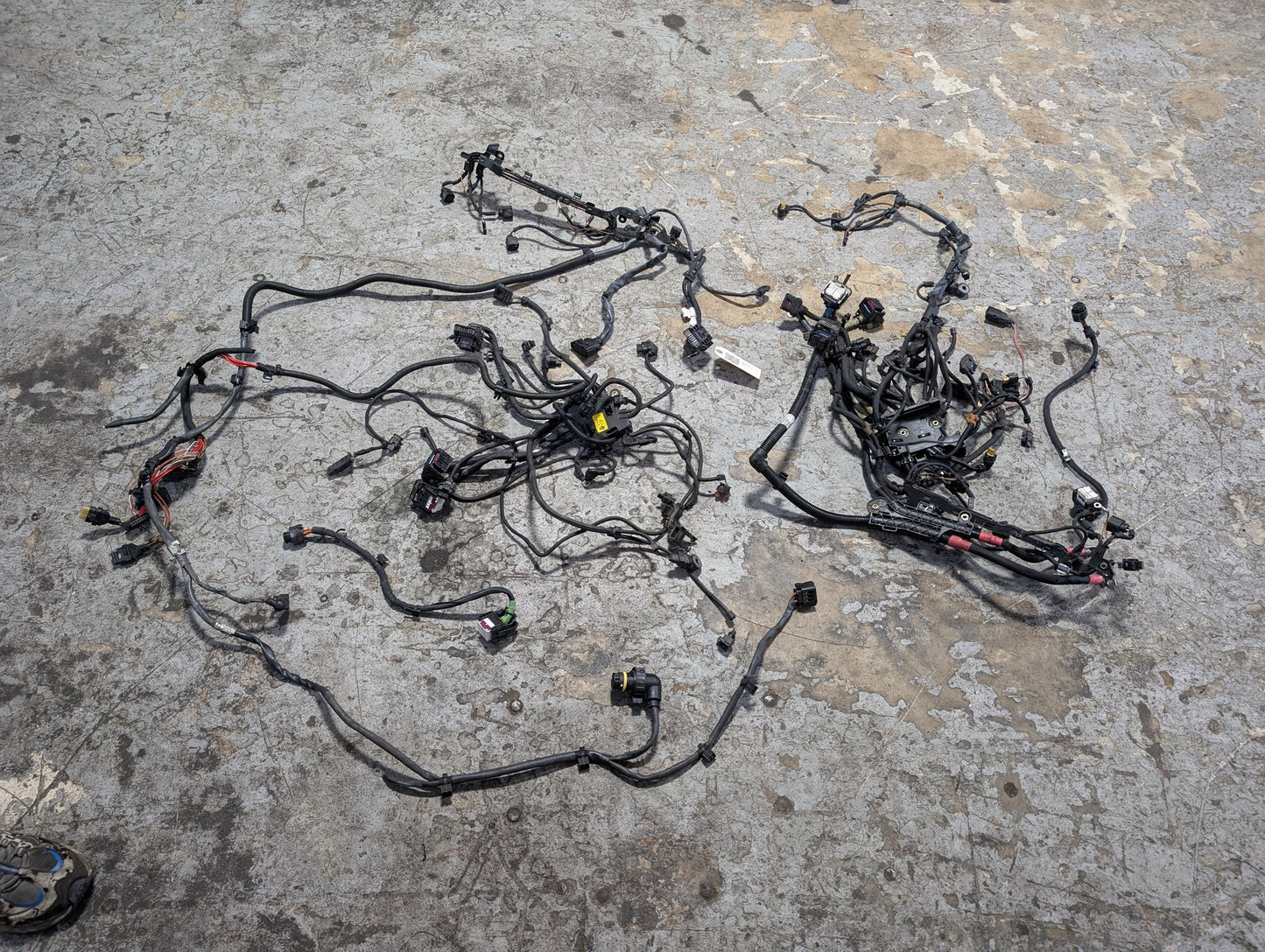 BMW G12 750Li N63B44O2 Engine Motor Transmission Wiring Wire Harness SET 8654414