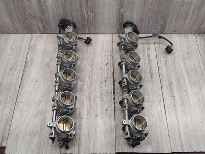 2004-2010 BMW E64 M6 S85B50A Engine Motor Throttle Body SET 7834831