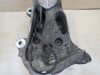 12-18 OEM BMW F30 F31 Sedan RWD Front Left Hub Knuckle Wheel Bearing Carrier