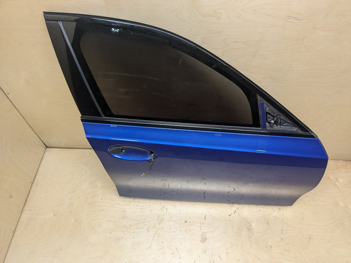 19-26 OEM BMW G20 G80 330 M340 M3 FRONT Right Passenger Door Shell Panel Blue