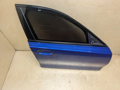 19-26 OEM BMW G20 G80 330 M340 M3 FRONT Right Passenger Door Shell Panel Blue