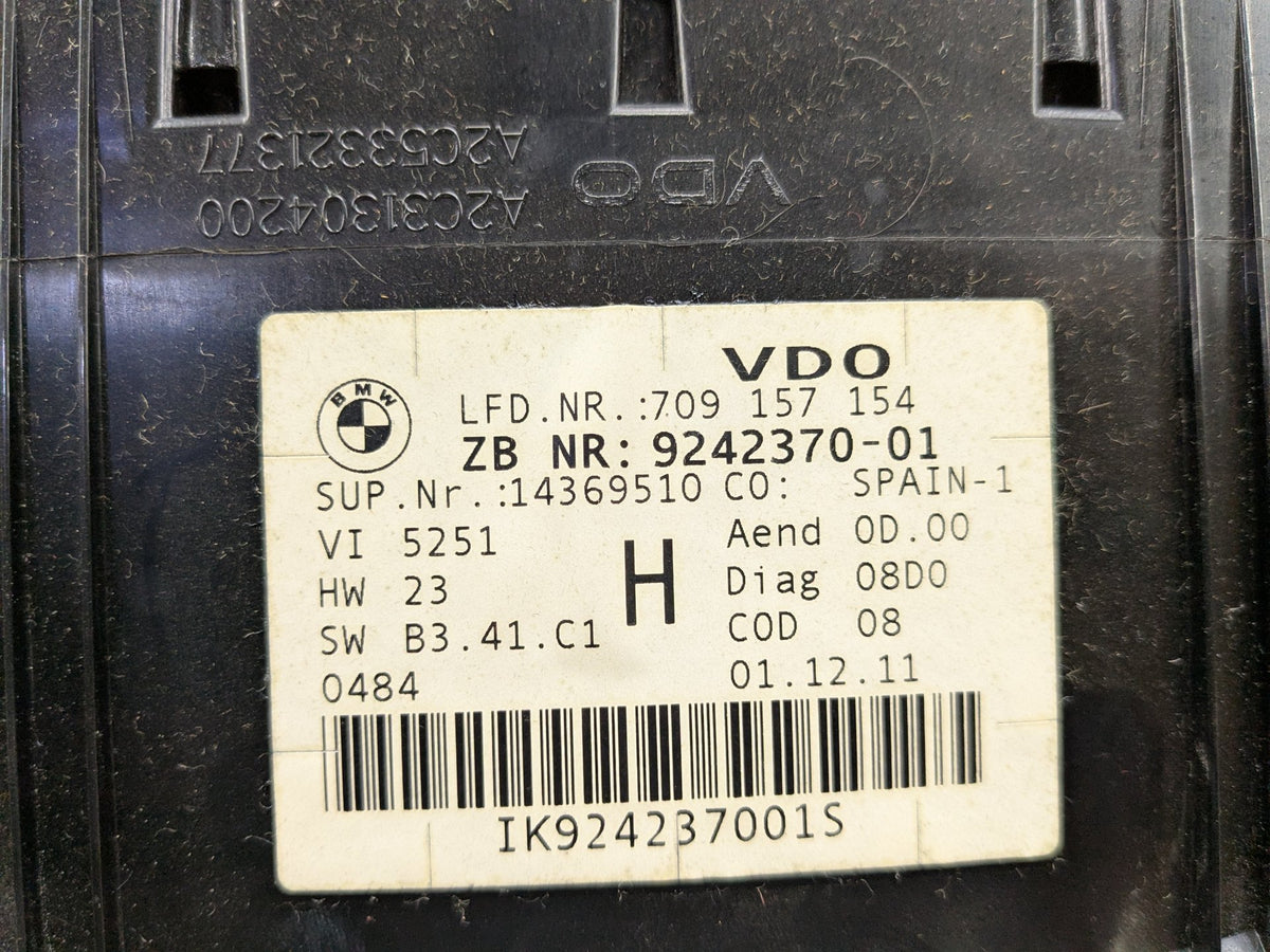 07-13 OEM BMW E90 E92 E93 328 335 Speedometer Instrument Cluster Siemens VDO