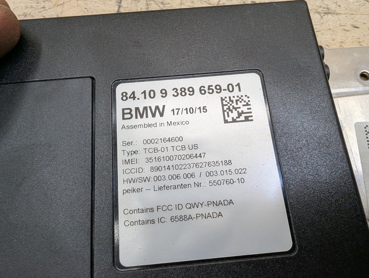 12-18 OEM BMW F32 F10 F13 i3 X3 X4 X5 F15 F16 F85 Telematics Control Unit Module