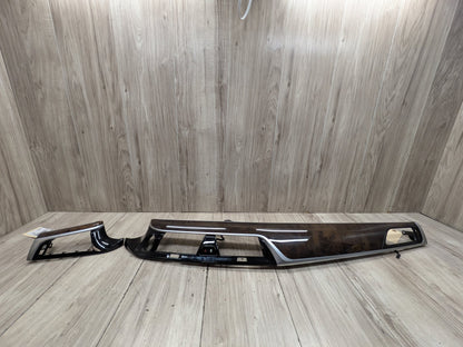 OEM BMW G30 530 540 M 550 Central Console Dash Panel Fine Wood Interior Trim SET