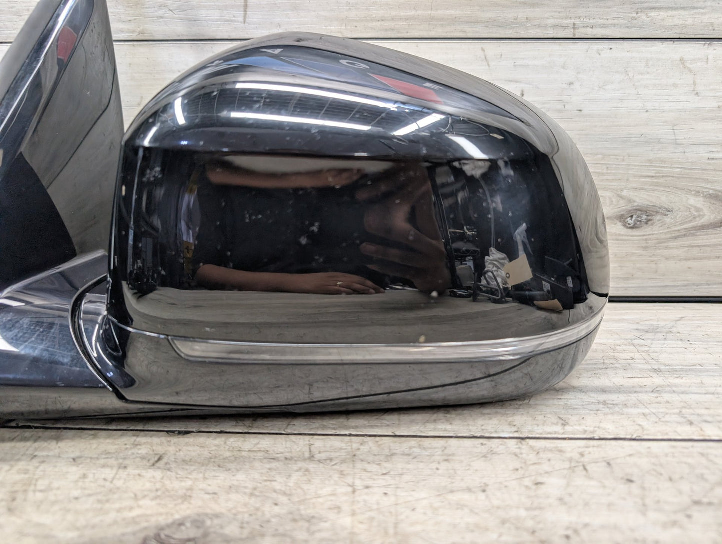 18-24 OEM BMW G01 X3 Left Driver Side Mirror Heated Memory Auto Dip SHADOW GLOSS
