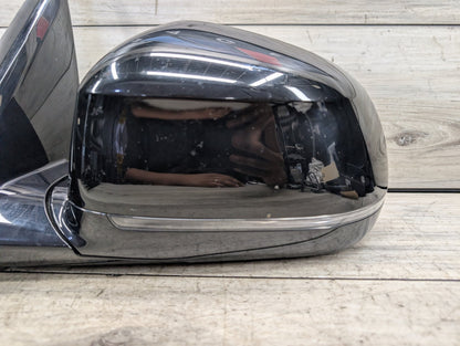18-24 OEM BMW G01 X3 Left Driver Side Mirror Heated Memory Auto Dip SHADOW GLOSS