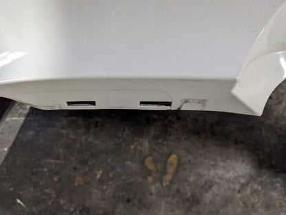 08-13 OEM BMW E88 E82 135i M-Sport Rear Bumper Cover Complete W/O PDC White