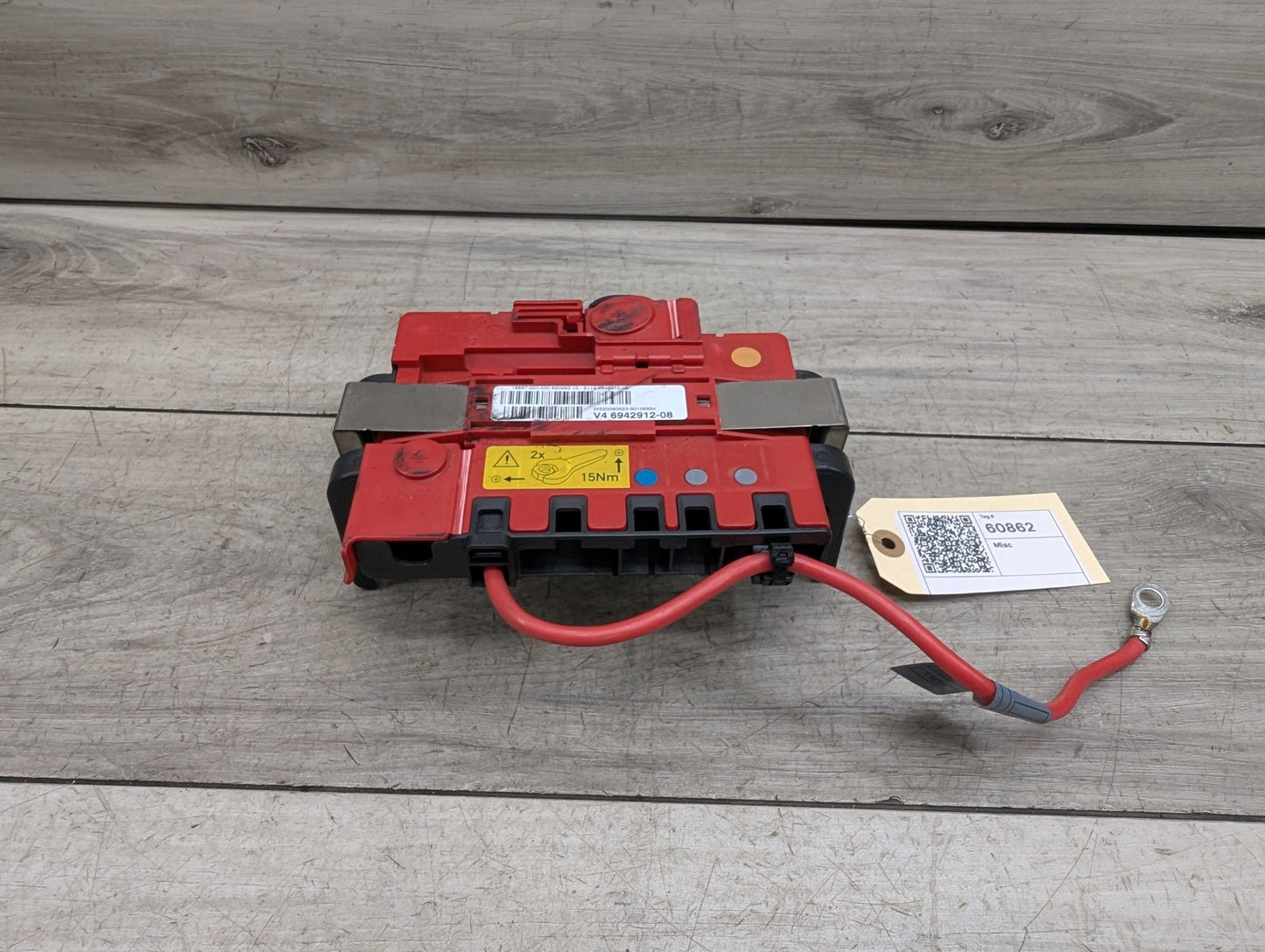 OEM BMW E90 E92 E93 Battery Power Lead Junction Distribution Fuse Box Voltage