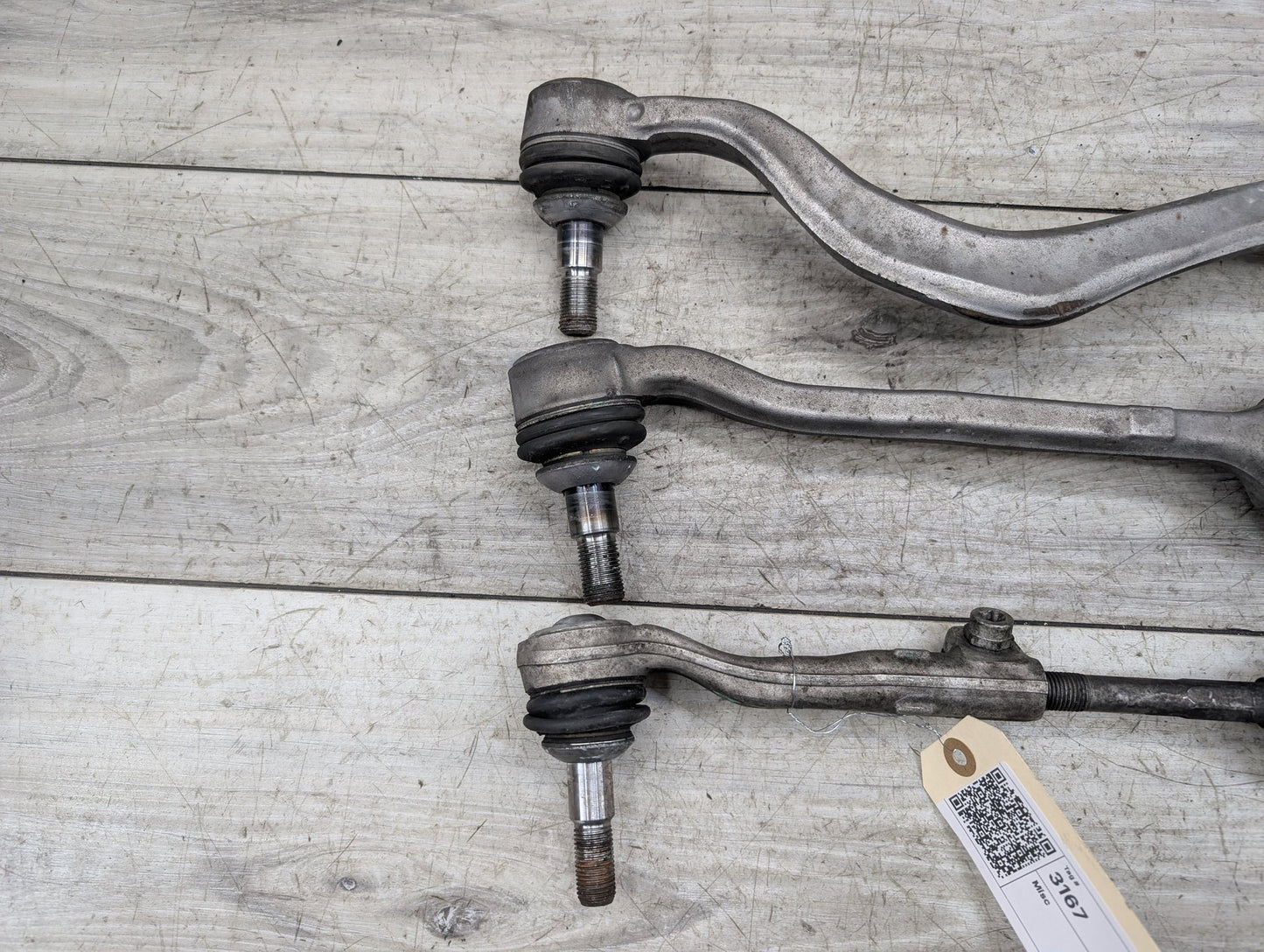2018 - 2024 BMW X3 G01 Front Left Driver Control Arms w/ Tie Rod SET 8854989 B58B30O1