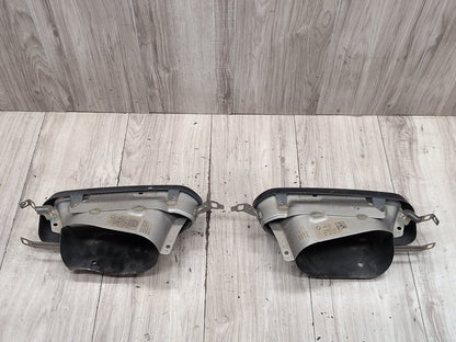 2016-2022 BMW 750i G12 Rear Left Right Exhaust Muffler Tips SET 8063168 OEM