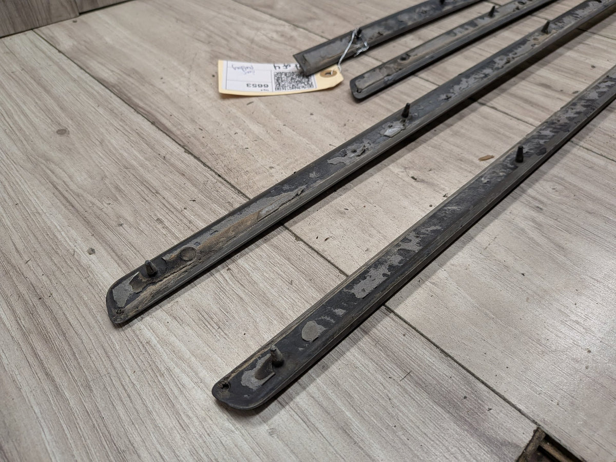 2007-2013 BMW X5 E70 Front Rear Left Right Exterior Door Trim Molding SET 7158535