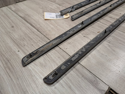2007-2013 BMW X5 E70 Front Rear Left Right Exterior Door Trim Molding SET 7158535