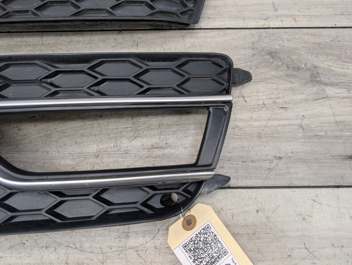 2008 - 2017 Audi S5 8T Front Left Right Center Bumper Cover Grilles SET 8T0807681