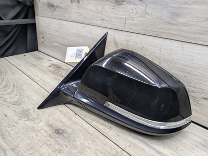 OEM BMW F30 328 330 335 340 Left Driver Side Mirror Heated Auto Dip SHADOW GLOSS