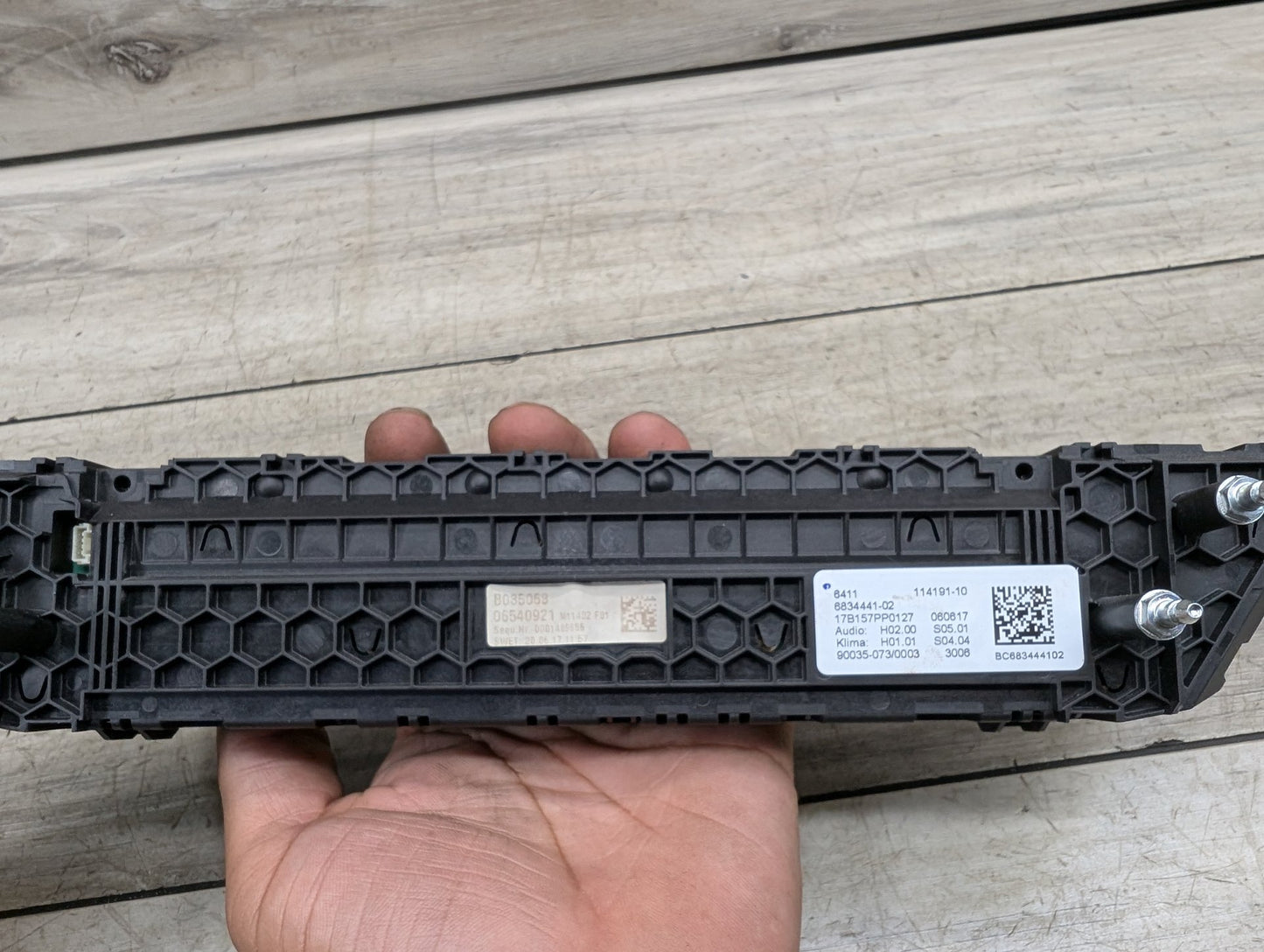 17-20 OEM BMW G30 G32 530 540 640 AC Climate Control Panel Radio Media Buttons