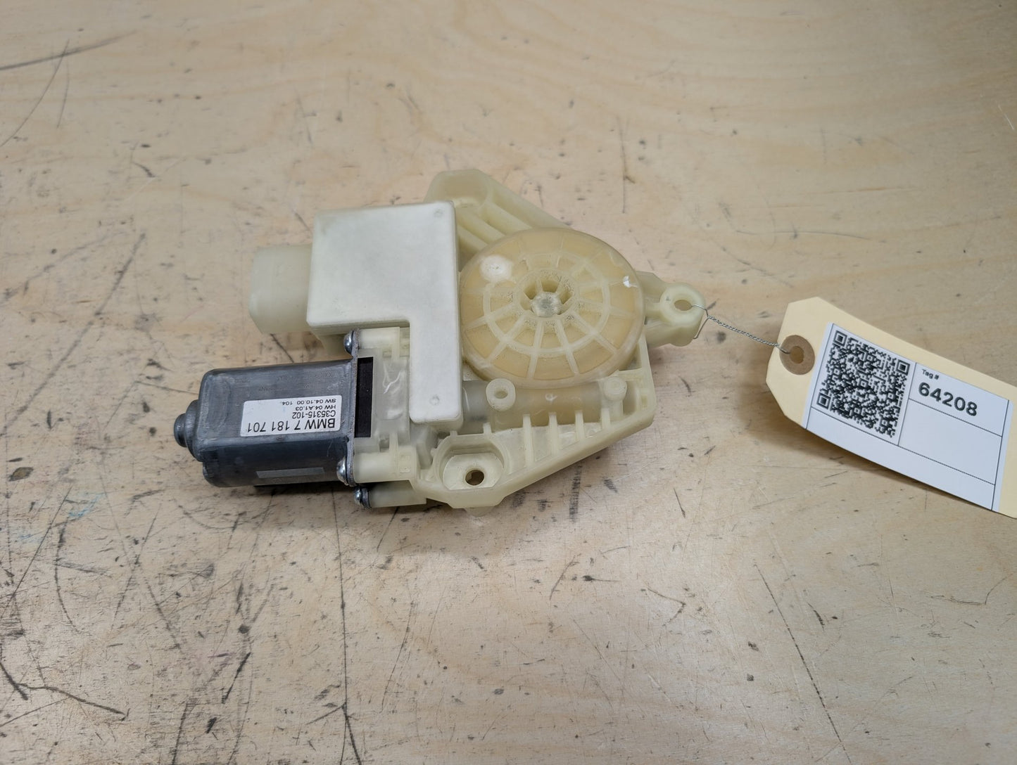 16-22 OEM BMW G01 G12 740 750 M760 FRONT LEFT DRIVER Door Window Regulator Motor