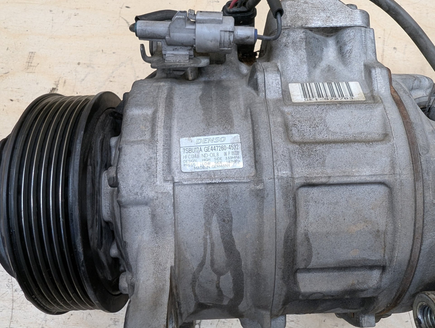 2012-2018 BMW F30 328i N20B20O0 Engine Motor A/C AC Compressor Clutch Pump Pulley 9216466