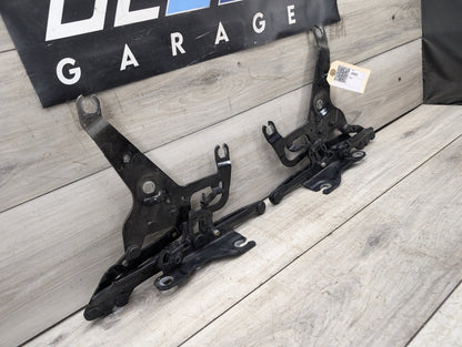 OEM BMW F15 F16 F85 X5 X6 Left Right Hood Hinge Support Bracket Brace SET