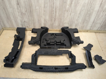 2019 BMW X3 G01-Trunk Spare Tire Mount Brackets Foam Covers PN: 7440140