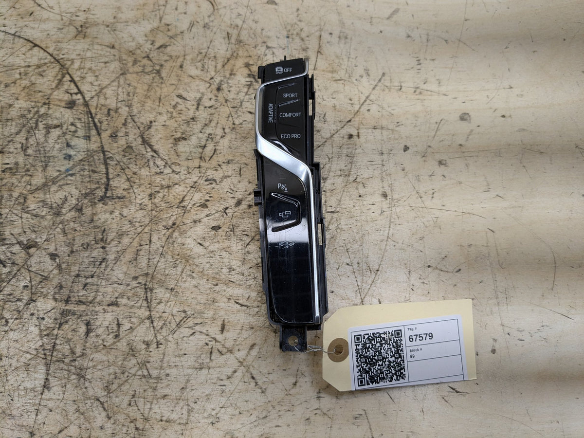 2016-2019 BMW 750i G12 Operating Traction Switch 9391038 OEM