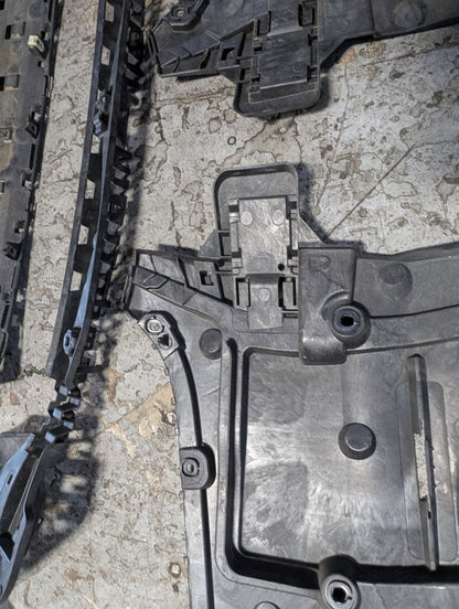 2017-2023 BMW 530i G30 Rear Left Right Center Bumper Support Brackets SET 7387296