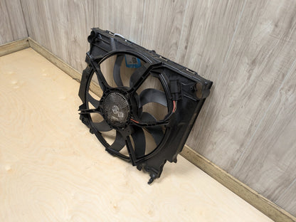 2008-2010 BMW 535i E60 Radiator Fan Shroud Housing w/ Motor 7603658 850w