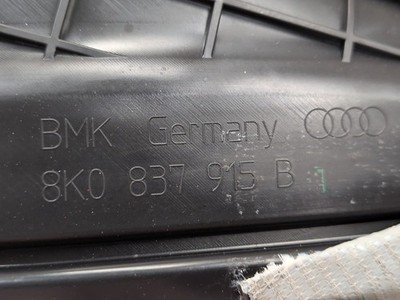 10-16 Audi S4 B8 Front Left Driver Door Latch Lock Actuator w/ Cover Panel SET