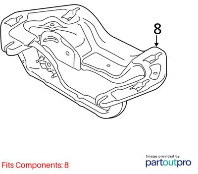 OEM BMW E70 F15 F16 F85 F86 X5 X6 Transmission Crossmember Support Mount Bracket
