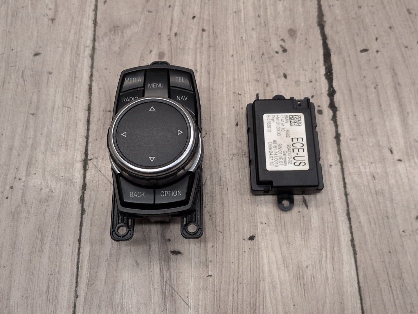 OEM BMW F15 F22 F30 F48 F80 F82 iDrive Navigation Controller Knob NBT NAV Button