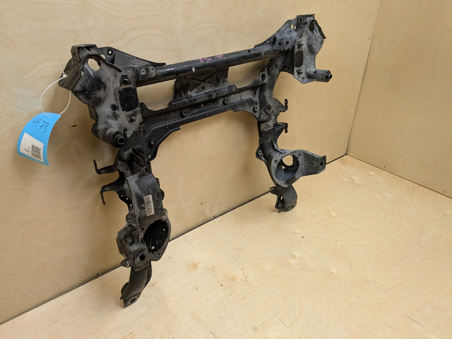 2018 BMW 340 F34- Front Axle Support Crossmember Subframe PN: 6872124
