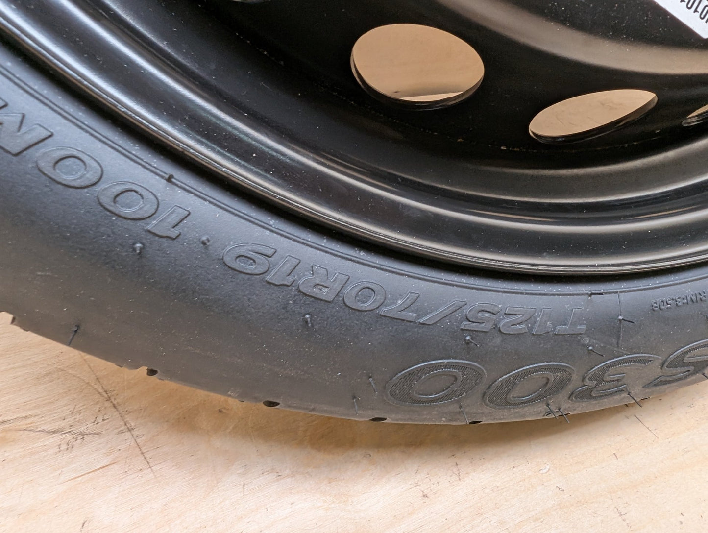2018-2023 Audi S4 B9 Emergency Spare Wheel Rim Tire 19x4 ET22 8W1601027B